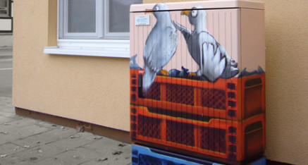 "Min Herzing" Detailaufnahme